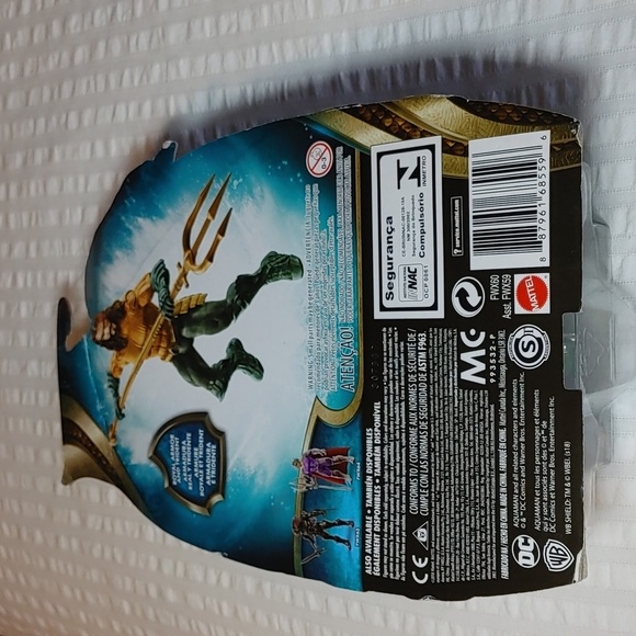 New Sealed 2018 DC/Mattel Aquaman Figurine - Picture 2 of 7